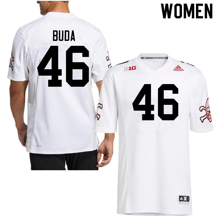 Women #46 Grant Buda Nebraska Cornhuskers College Football Jerseys Sale-Strategy - Click Image to Close